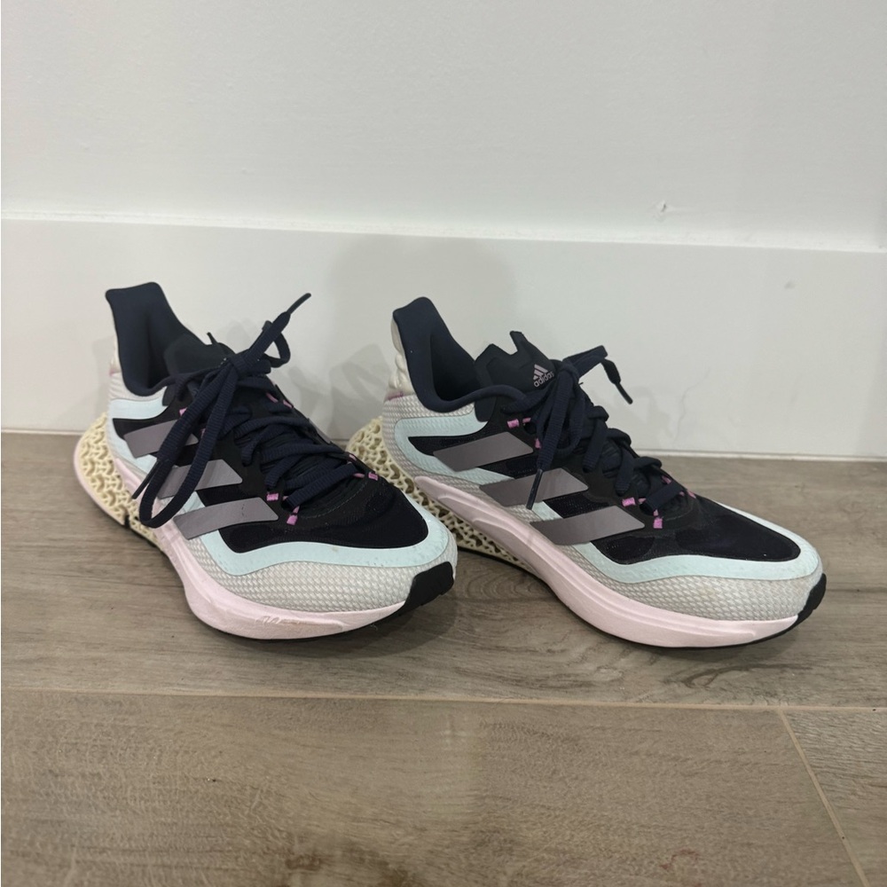 Adidas Women's Black and Gray Sneakers